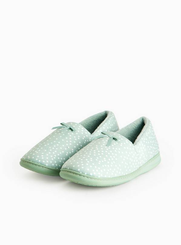 Green Spot Printed Full Slippers 3